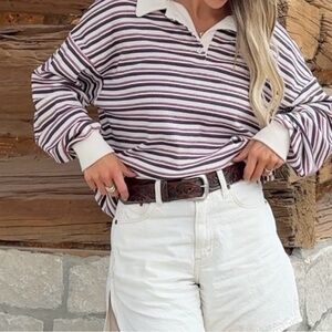 Lioness striped polo long sleeve